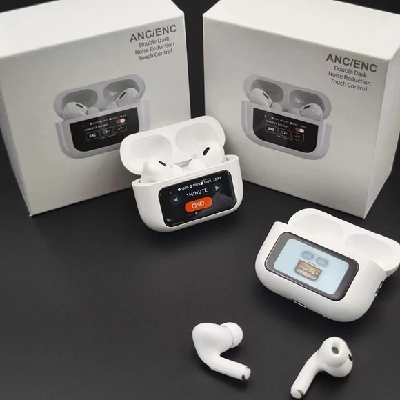 A9 Pro Earbuds With Screen TWS Noise Cancelation Earphone 1 Pcs - Picture 7 of 7